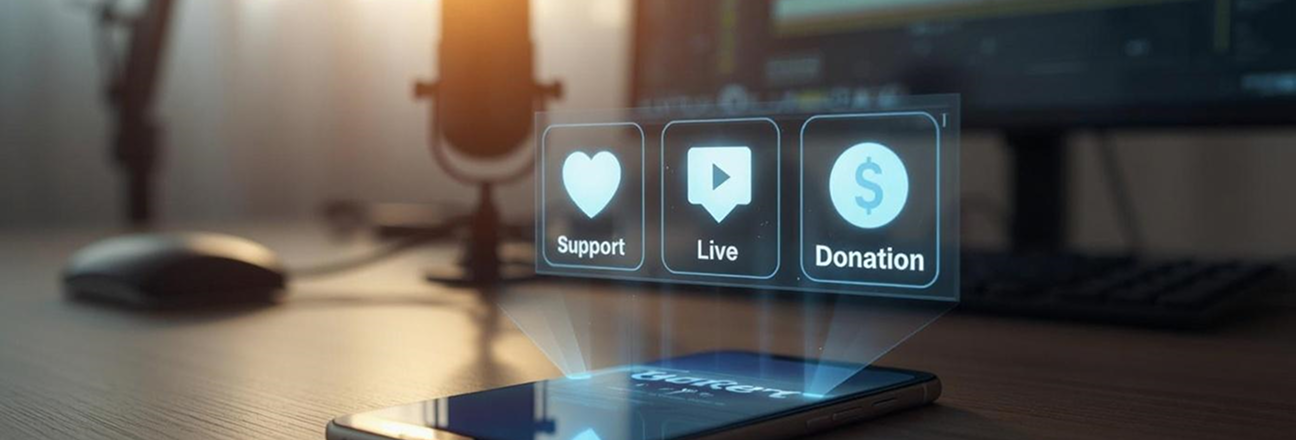 크리에이터 후원 플랫폼